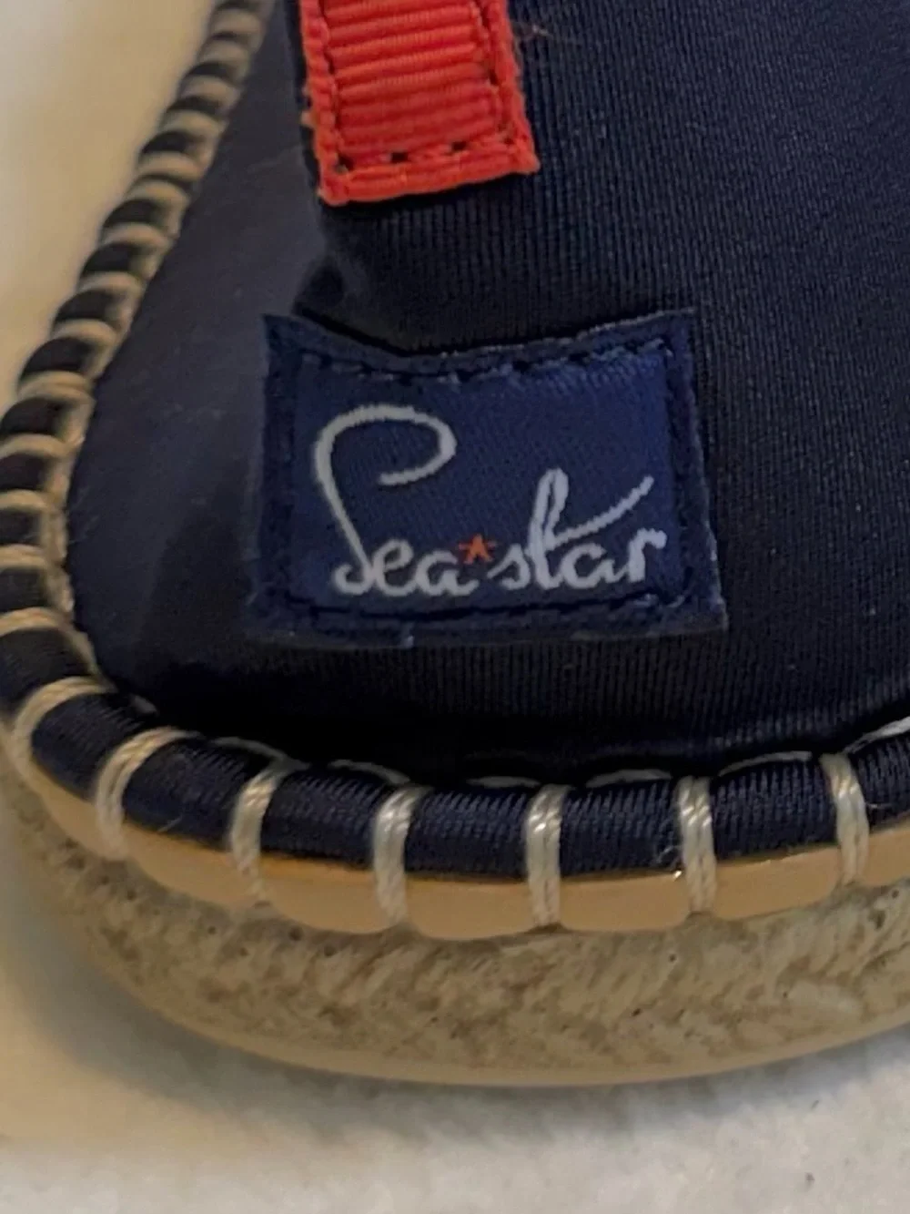 Seastar Mariner Beachcomber Neoprene Espadrille Woman’s Size 10 Navy Blue